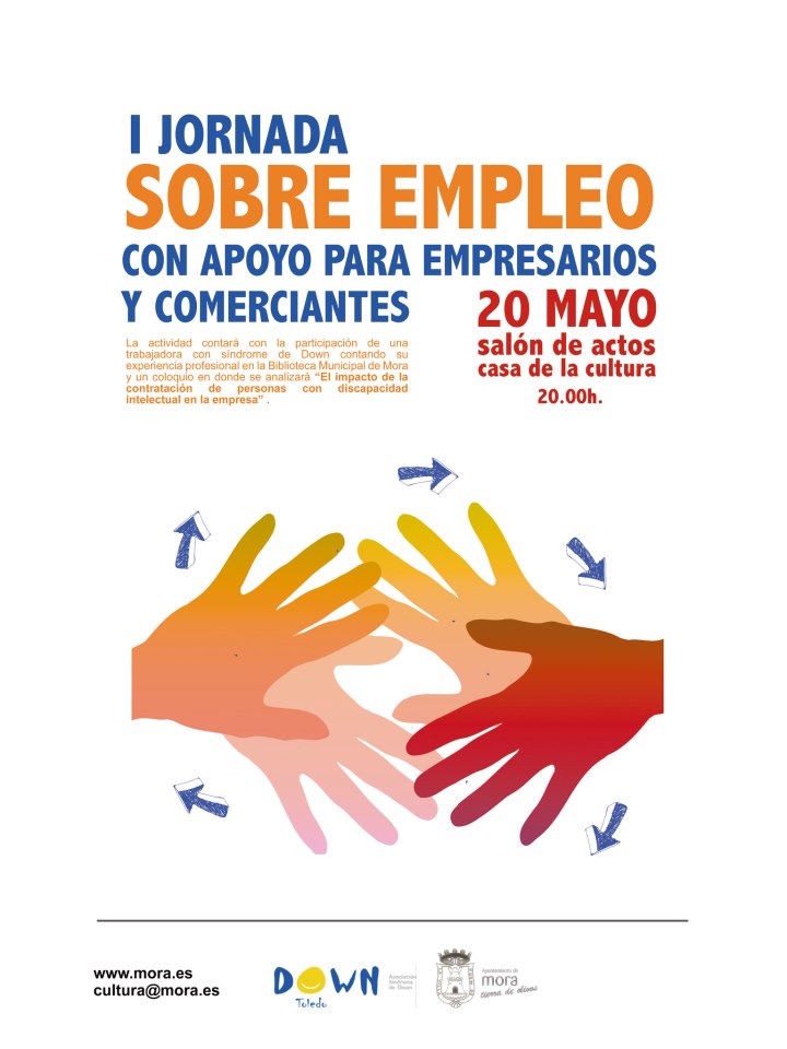 Cartel Anunciador de las jornadas con empresarios y comerciantes el lunes 20 de mayo de 2013